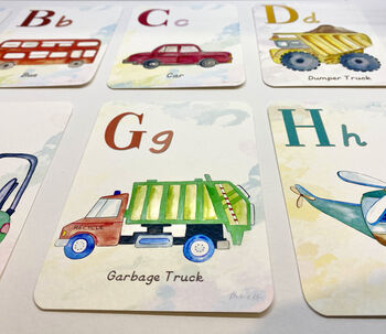 A Z Vehicle Children's Flash Cards, 5 of 12