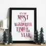 Personalised Christmas Quote Print, thumbnail 2 of 3
