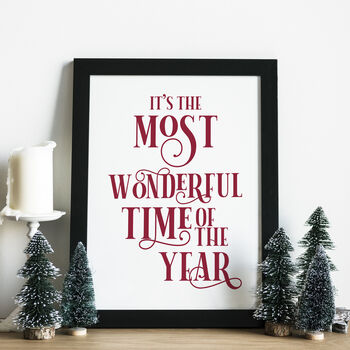 Personalised Christmas Quote Print, 2 of 3
