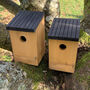 Set Of Four Traditional Wooden Bird Nest Boxes, thumbnail 4 of 6