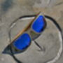 Driskills Sunglasses Slate Frame And Blue Lens, thumbnail 8 of 12