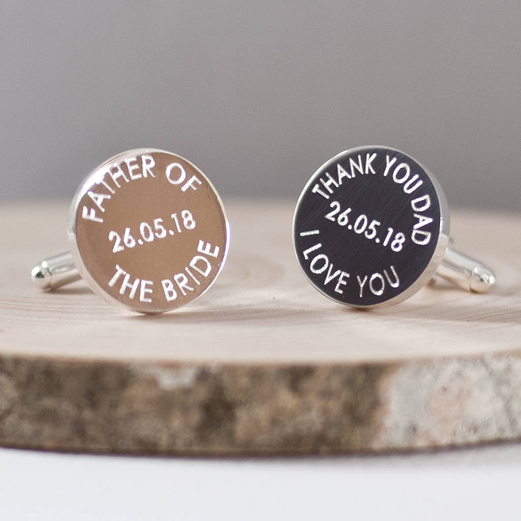 father of the bride or groom\' wedding date cufflinks by the drifting ... father of the bride or groom\' wedding date cufflinks by the drifting ...