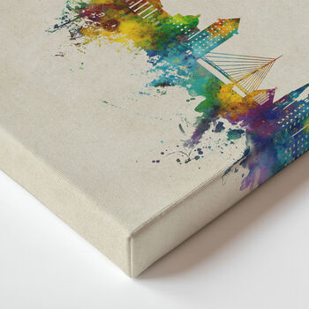 Swansea Skyline Cityscape Art Print, 11 of 12
