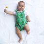 Tropical Print Summer Baby Bubble Romper, thumbnail 1 of 8