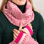 Soft Knitted Fair Isle Lambswool Snood, thumbnail 11 of 12