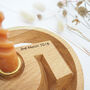 Five Year Anniversary Wood Personalised Candle Holder, thumbnail 2 of 6