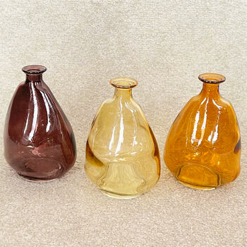 Vintage Style Stained Glass Bud Vase, 3 of 8