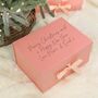 Personalised Luxury Extra Deep A4 Blush Pink Gift Box, thumbnail 1 of 6