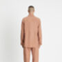 Terracotta Plain Tencel Unisex Loungewear Set, thumbnail 3 of 3