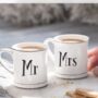 Hubby And Wifey Mug Set, thumbnail 1 of 3