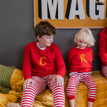 Personalised Initial Children's Christmas Jumper, 7 of 7