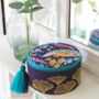 Jewelled Embroidered Jewellery Boxes, thumbnail 1 of 10
