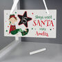 Personalised Elf Christmas Countdown Sign, thumbnail 3 of 4