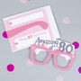 80th Birthday Card Glasses For Her, thumbnail 2 of 3