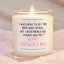 Mothers Day Candle, Funny Scented Candle For Mum, thumbnail 1 of 5