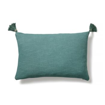 Emin Cotton Cushion With Tassels, 2 of 2
