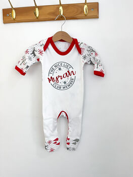 Nice List Personalised Children's Pj Set, 3 of 6