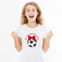 Just A Girl Who Like Football Adult Tshirt, thumbnail 3 of 7