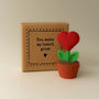You Make My Heart Grow Tiny Little Gifts Plant Pot, thumbnail 4 of 4