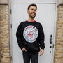 Christmas Rock And Roll Men's Christmas Jumper, thumbnail 2 of 4