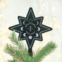 Personalised Couples Moon Phase Christmas Tree Topper, thumbnail 1 of 2
