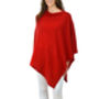 Personalised Red 100% Cashmere Button Poncho Gift Boxed, thumbnail 1 of 10