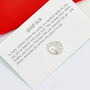 Blank Birthday Card With Sterling Silver Keepsake, thumbnail 7 of 10