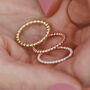 18k Gold Vermeil Plated Bobble Ring, thumbnail 3 of 7