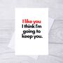 Anniversary Card | Card For Partner / Girlfriend, thumbnail 1 of 3