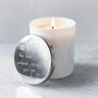 Personalised Own Handwriting Engraved Candle, thumbnail 1 of 4