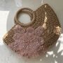 Ada Flower Straw Basket Bag, thumbnail 2 of 4