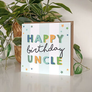 Celebration Birthday Uncle Card, 2 of 3