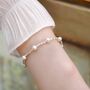 Taina Ivory Silver Pearl Ball Charm Gift Bracelet, thumbnail 2 of 5