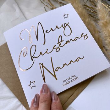 Merry Christmas Nana! Special Christmas Card, 5 of 5