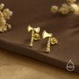 Sterling Silver Mismatched Viking Axe Stud Earrings, thumbnail 5 of 12