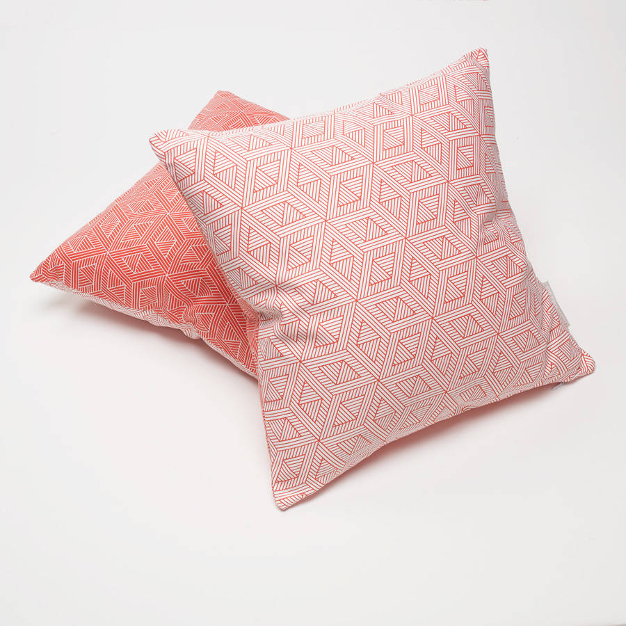 geometric cushion by evermade