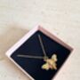 18 K Gold Plated Bee Pendant Necklace, thumbnail 8 of 11
