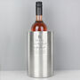 Personalised Anniversary Stainless Steel Wine Cooler, thumbnail 4 of 6