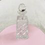 Vintage Decorative Cut Glass Crystal Perfume Bottle ~ 32, thumbnail 1 of 7