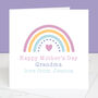 Happy Mother's Day Grandma Rainbow Card, thumbnail 1 of 4
