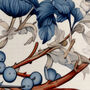 Blue And Taupe Botanical Lampshade, thumbnail 3 of 7