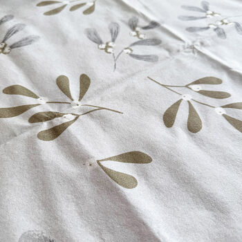 Mistletoe Luxury Table Paper Fibre Cover Christmas Winter Table, 2 of 6