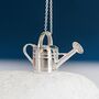 Sterling Silver Watering Can Necklace, thumbnail 1 of 11