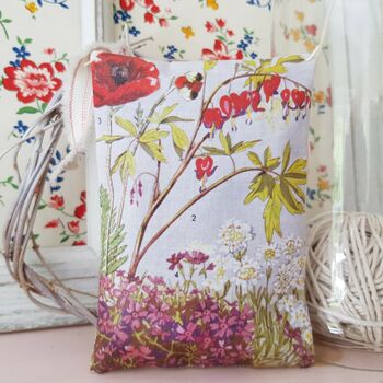 Floral Illustration Fabric Fragrant Gift Pillow, 6 of 8