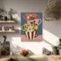 Tea Cup Stack Kitchen Art Print, thumbnail 4 of 5