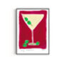 Dry Martini Hand Painted Art Print, thumbnail 5 of 6