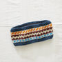 Fair Trade Fair Isle Earwarmer Headband Lined Eco Wool, thumbnail 8 of 10