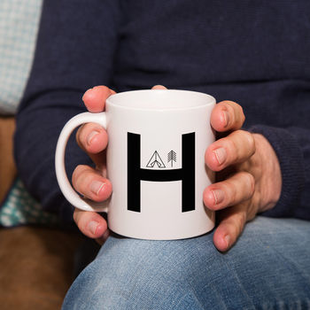 Adventure Alphabet Personalised Ceramic Mug, 5 of 10