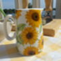 Cream Jug In Sunflower Design, thumbnail 5 of 8