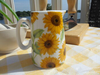 Cream Jug In Sunflower Design, 5 of 8